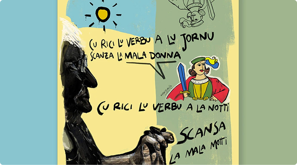 terza immagine gallery collezione Lu Verbu di Filippo Maniscalco