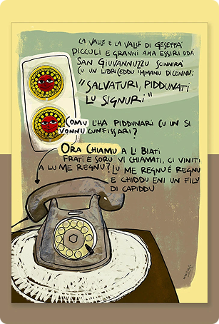 Seconda card collezione Lu Verbu di Filippo Maniscalco